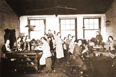 Historic hat workroom